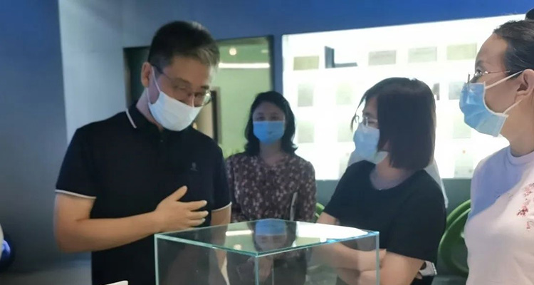 黃埔區(qū)政府副區(qū)長(zhǎng)徐丹帶隊(duì)走訪調(diào)研金年会jinnian光電